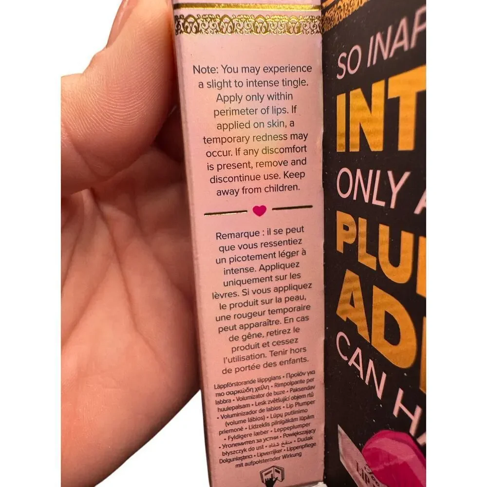 Lip Injection Maximum Plump Extra Strength Lip Plumping Gloss- Brand new in box
